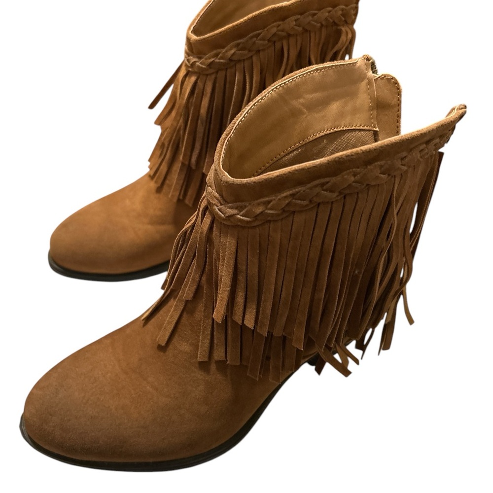 Fringe Ankle Boots
